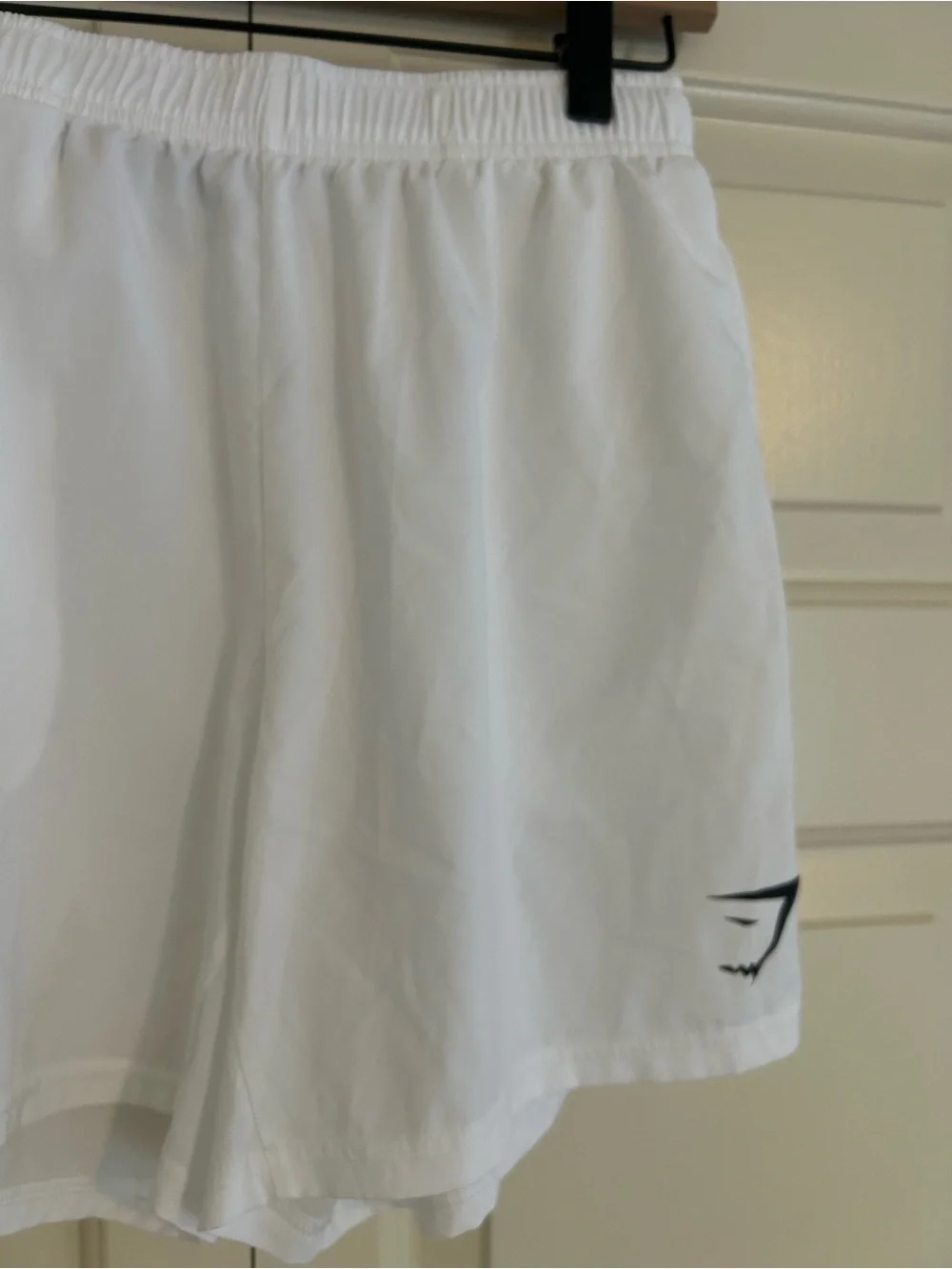 Gymshark White Performance Training Shorts, Women’s Size M